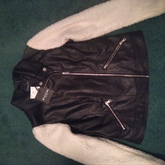 Other - It is a leather jacket, with wool arms.